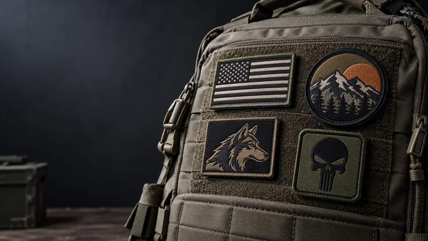 Patch airsoft personnalisé pour équipe et équipement — exemple de réalisation Brand-ON