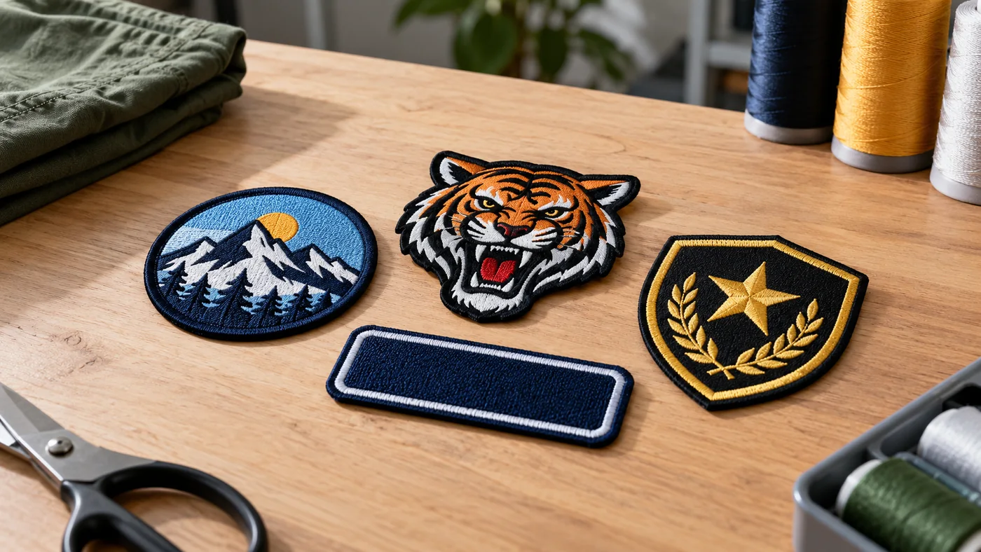 Patch personnalisé sur mesure, brodé ou imprimé — exemple de réalisation Brand-ON