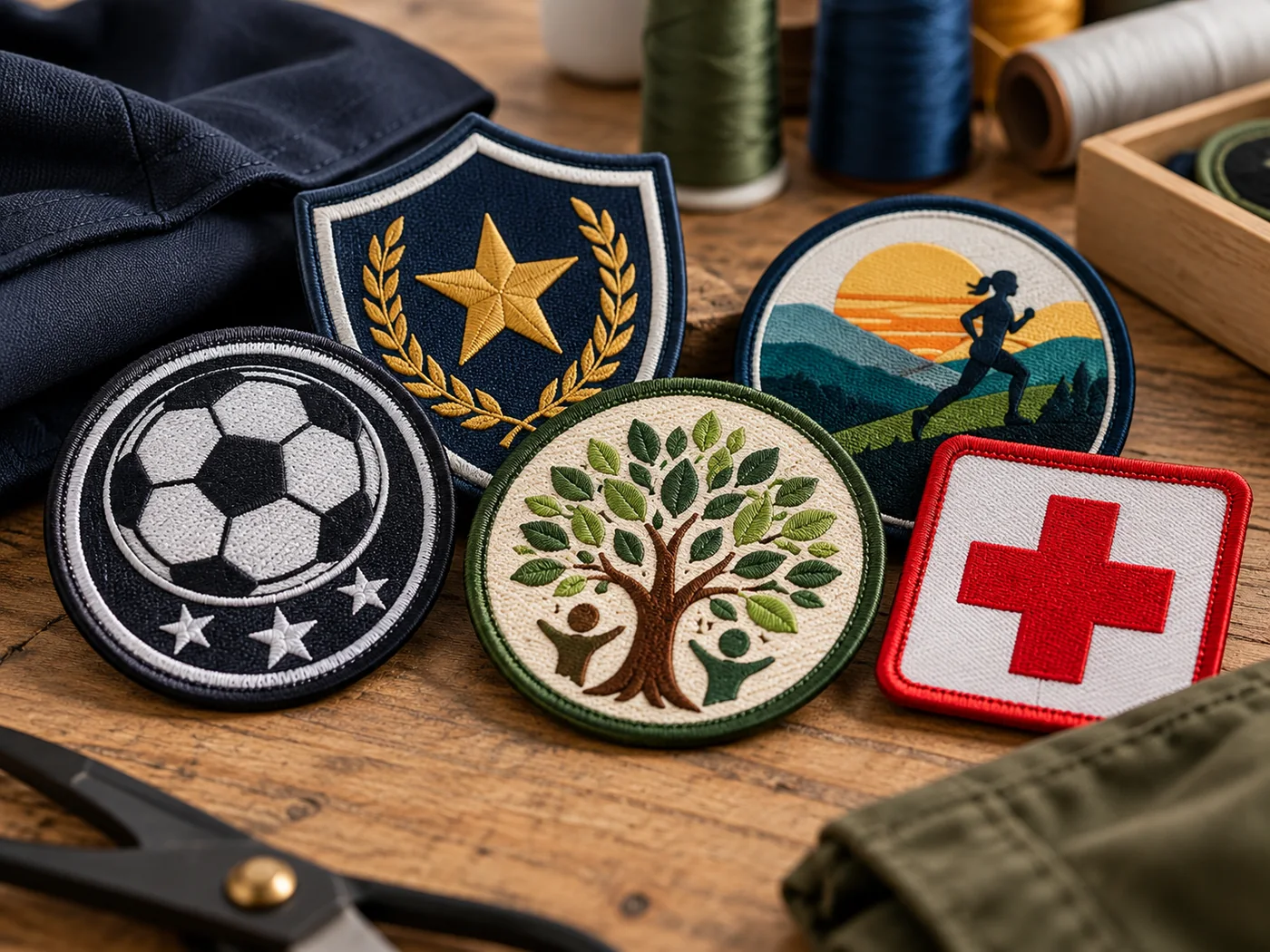 Écussons personnalisés pour entreprise, association et club