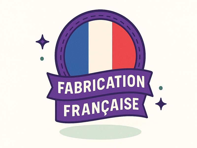 écusson brodé à l'unité en France