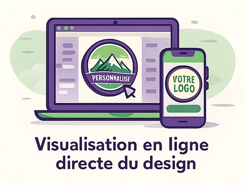 ecusson brodé à l'unite