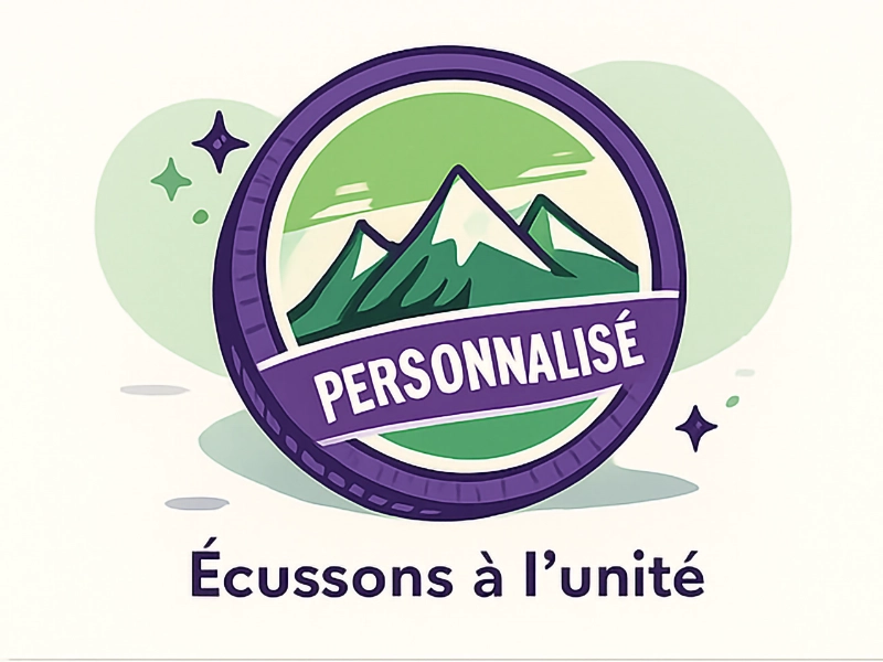 ecusson personnalise à l'unite